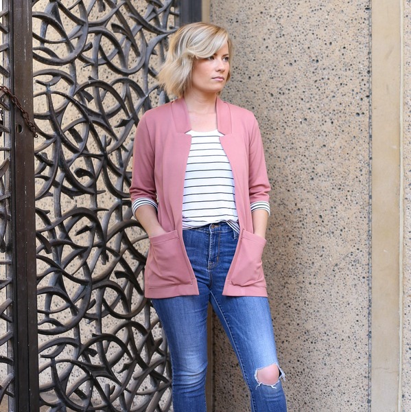 Fulton Sweater Blazer - Alina Design Co