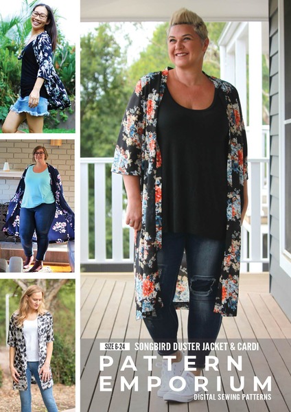 Songbird duster jacket/cardi - Pattern Emporium