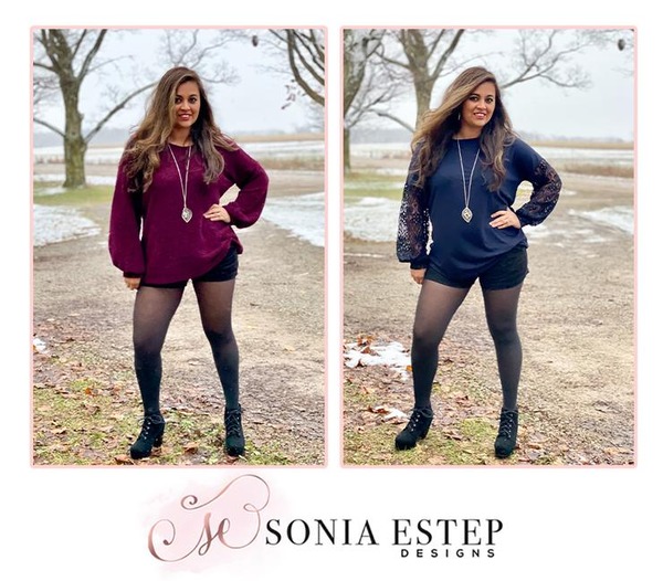 Rebekah sweater - Sonia Estep Designs