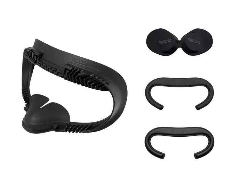 Fitness Facial Interface and Foam Set for Meta/Oculus Quest 2 (Dark Grey & Black)
