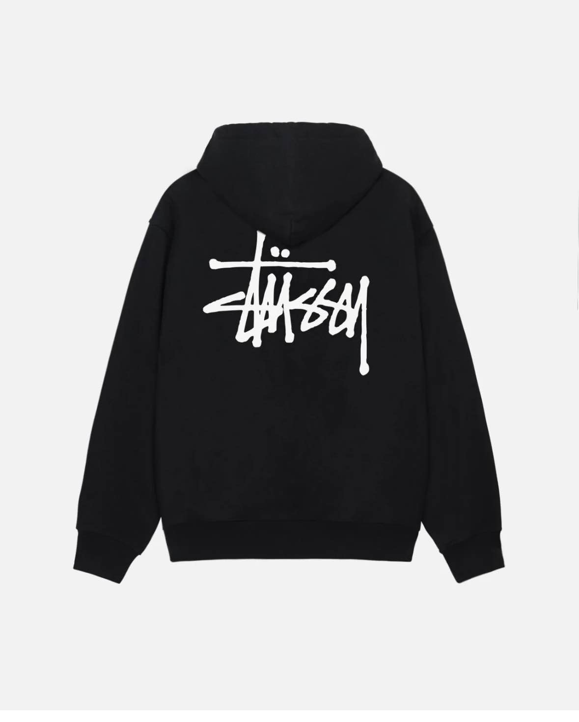 basic stüssy hoodie