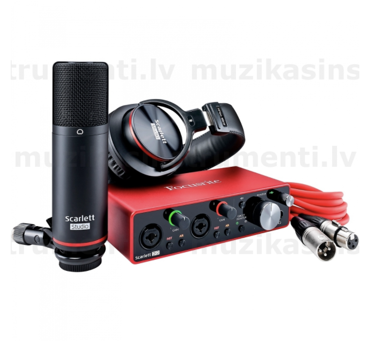 FOCUSRITE SCARLETT 2I2 STUDIO PACK 3RD GEN