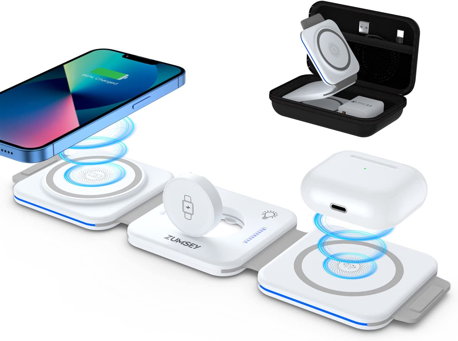 Wireless Charger 3 in 1 foldable