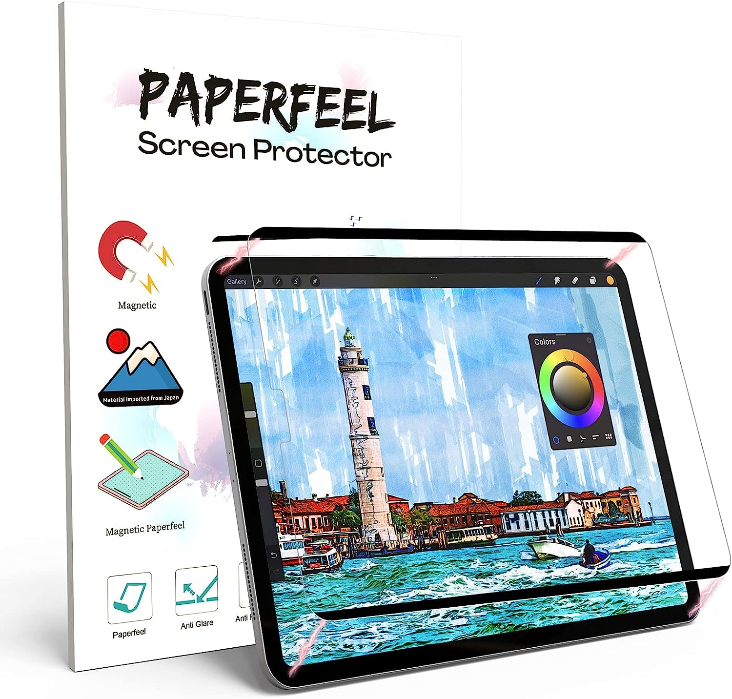 PAPERFEEL Magnetic Screen Protector for iPad Pro 11