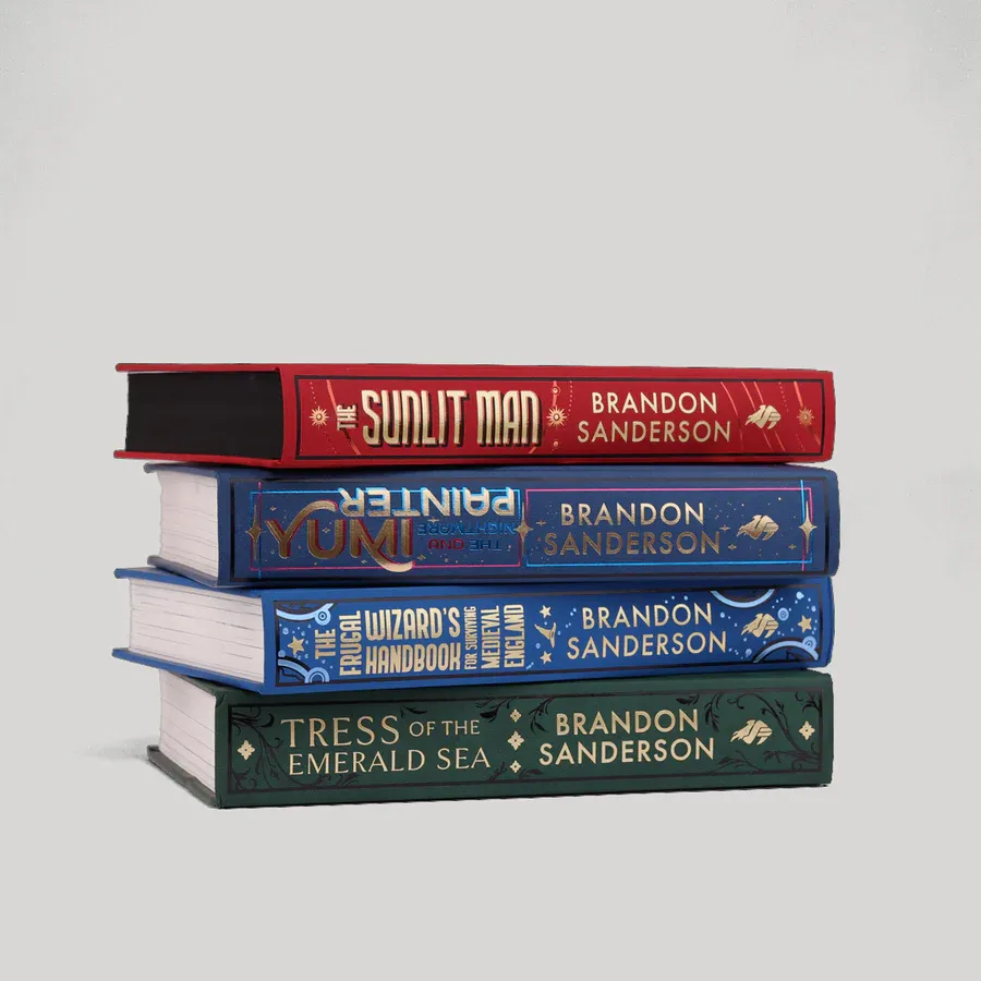Brandon Sanderson Secret Projects Premium Hardcover 4-Book Bundle