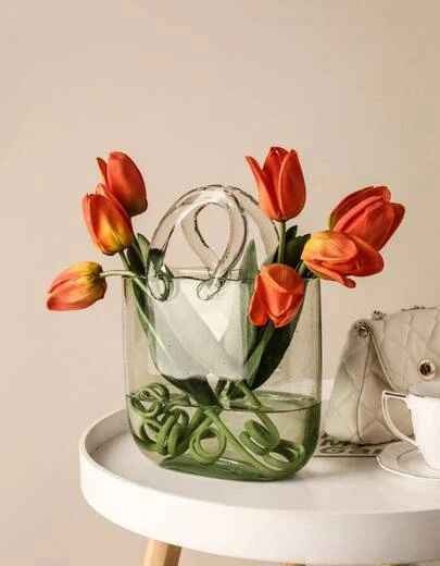 1pc Clear Flower Vase