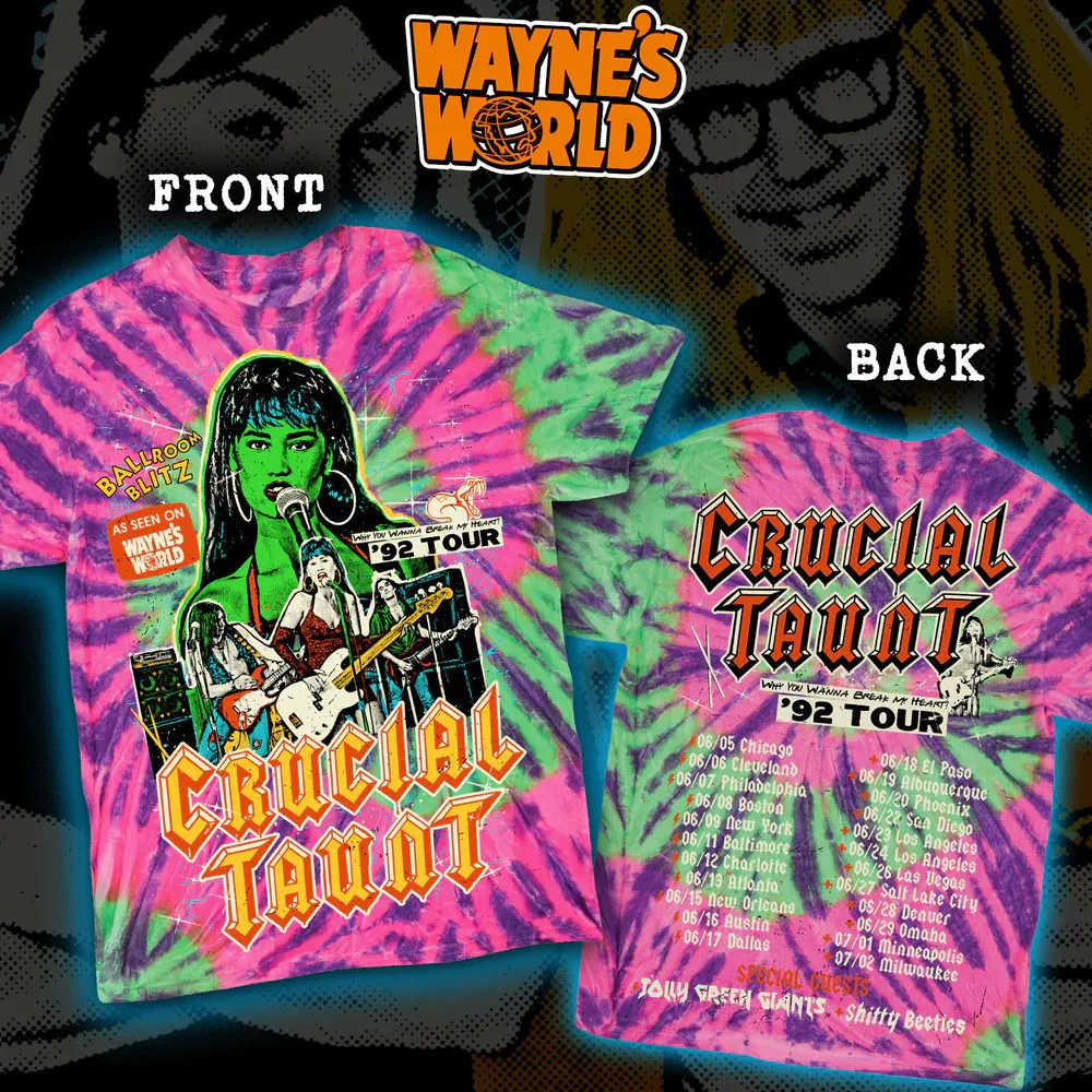 Crucial Taunt '92 Tour - Tie dye
