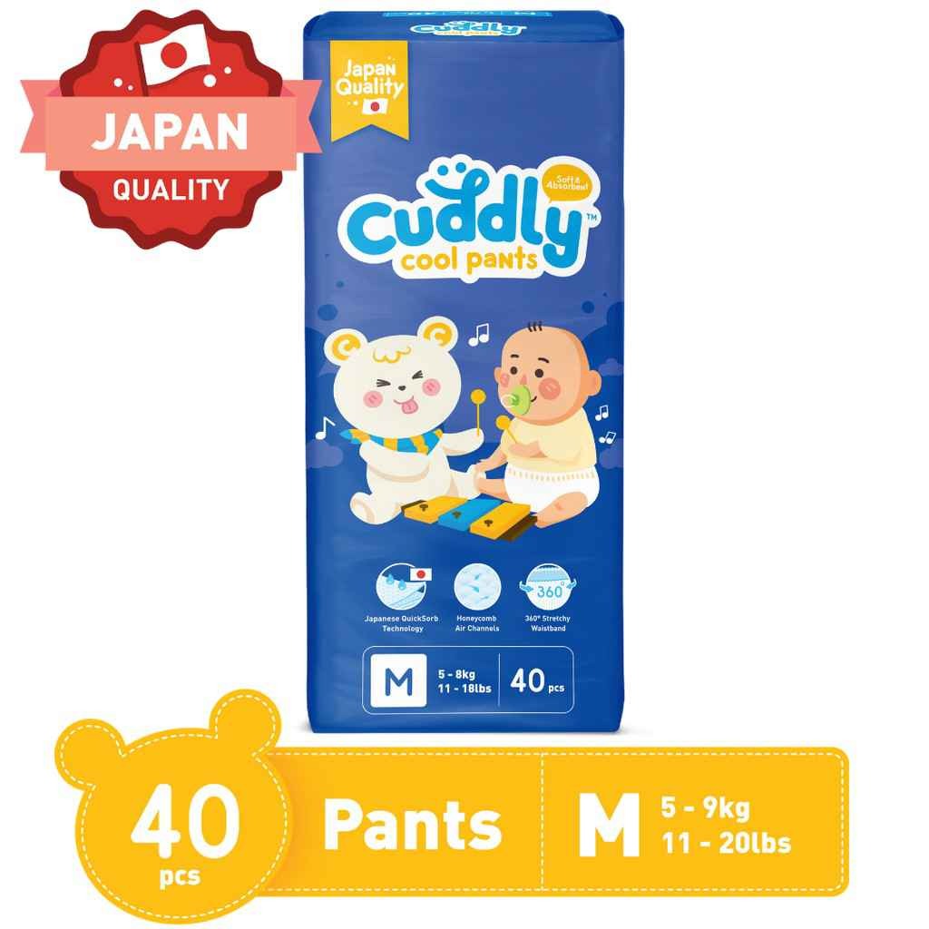 Cuddly Diapers (M)