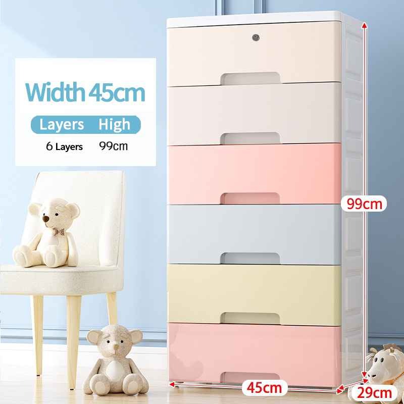 Cabinet wardrobe Drawer storage Plastic cabinet Storage megabox clothes drawer organizer