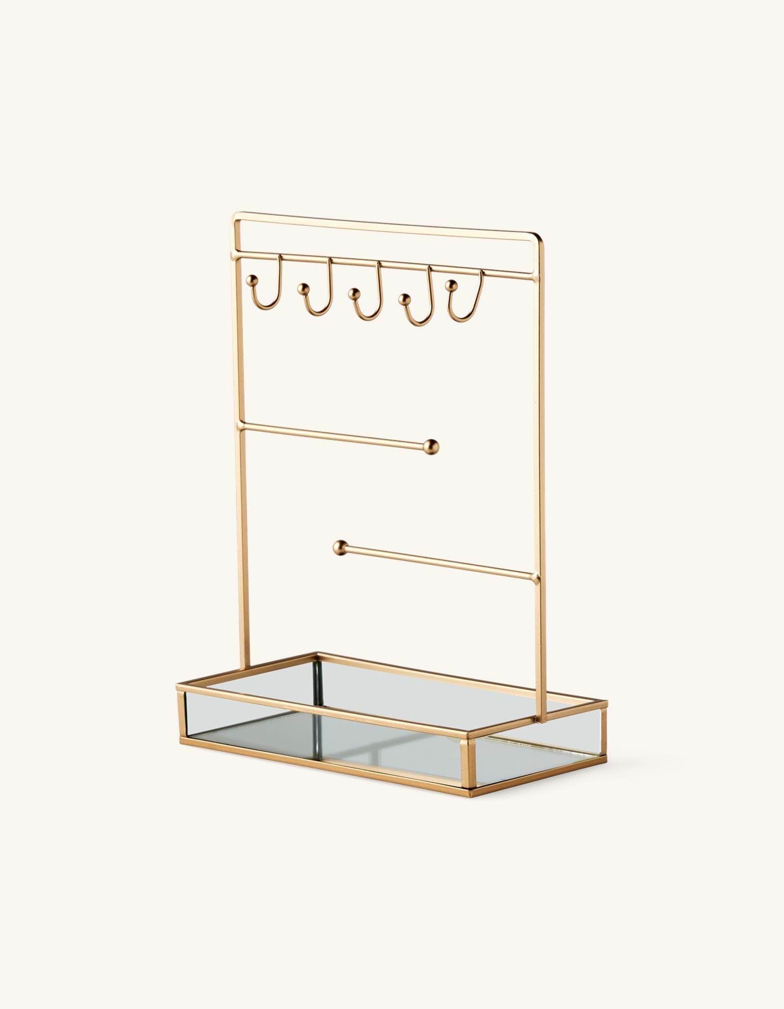 Jewellery stand | Glass/metal. 20 x 10 x 26 cm. | Søstrene Grene