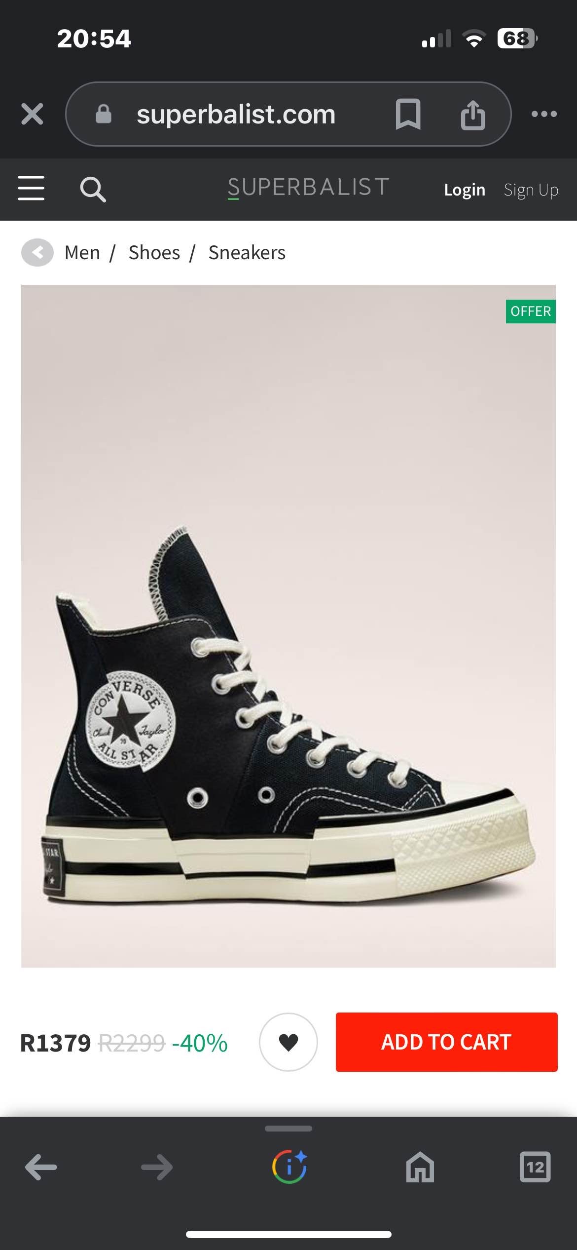 Chuck 70 plus