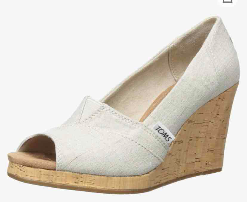 TOMS Women's Classic Espadrille Wedge Sandal