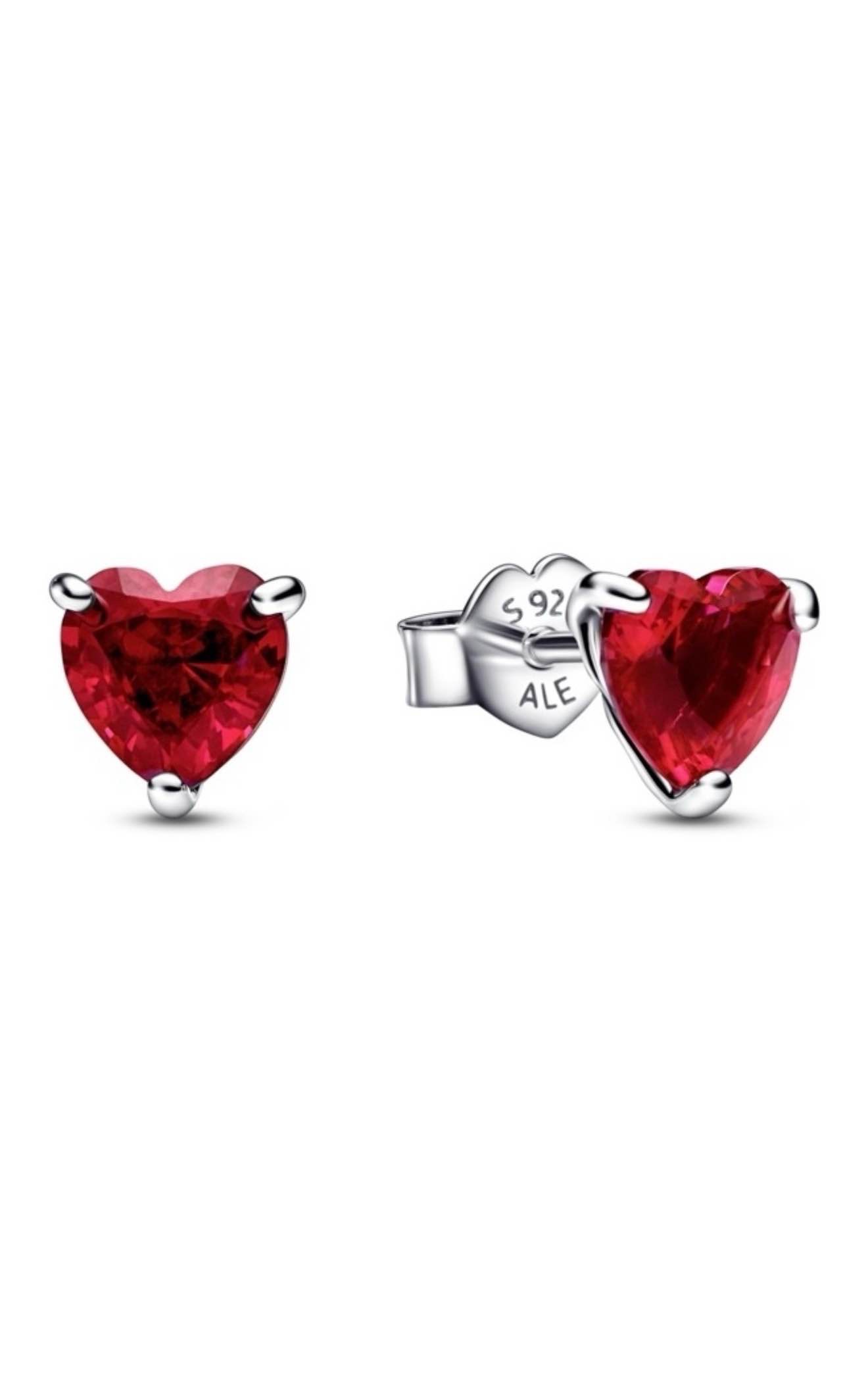 Серьги Pandora "Сердце"